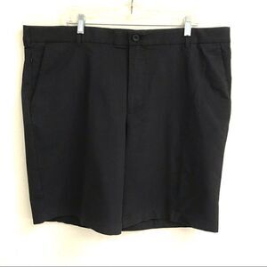 ‎Izod black flat front golf shorts 40*